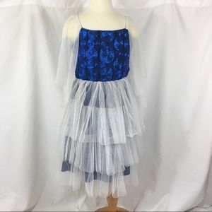 Girl’s BMB Couture Princess Dress sheer tulle sz 8